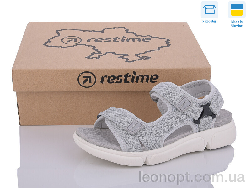 Босоніжки Restime YWL24109 l.grey