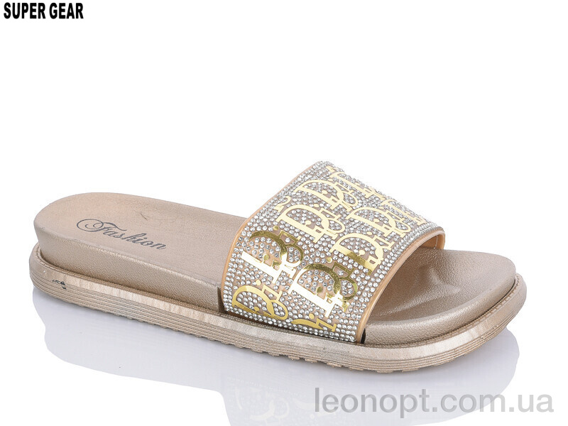 Шлепки Super Gear S888 gold