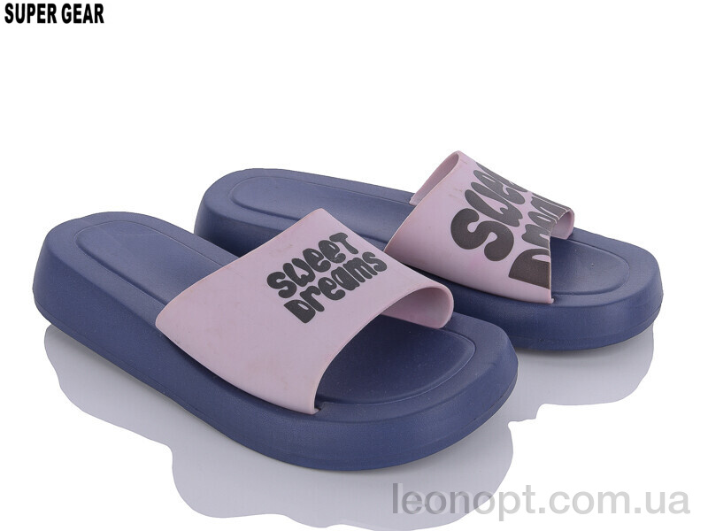 Шлепки Super Gear A6216 pink