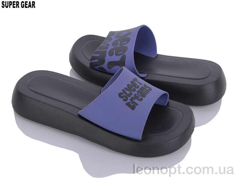 Шлепки Super Gear A6216 violet