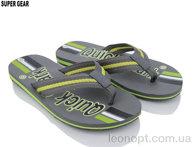 Шлепки Super Gear V769 grey