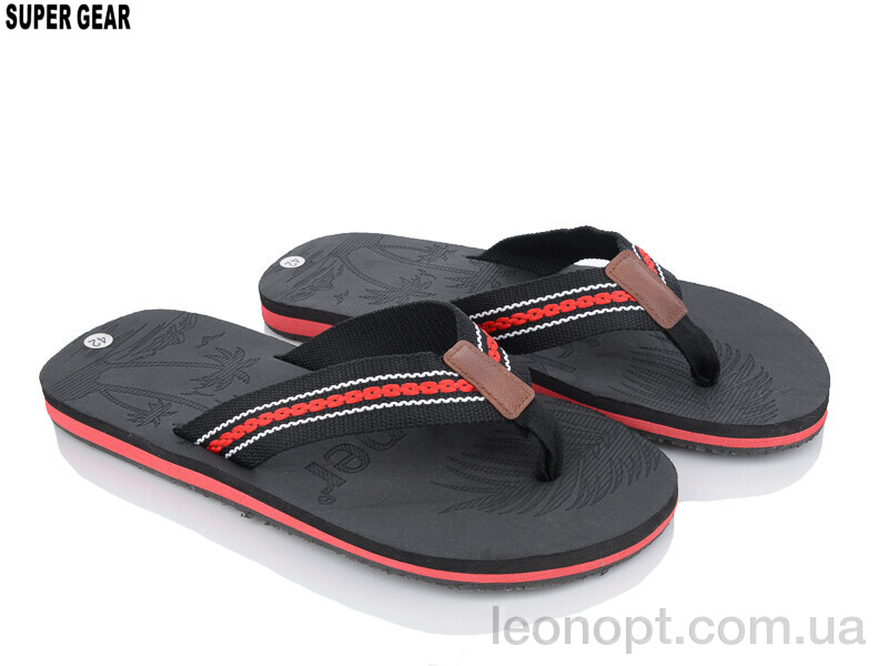 Шлепки Super Gear V767 black