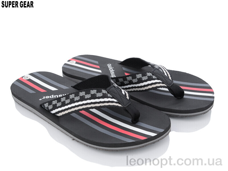 Шлепки Super Gear V768 black