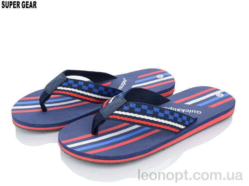 Шлепки Super Gear V768 navy