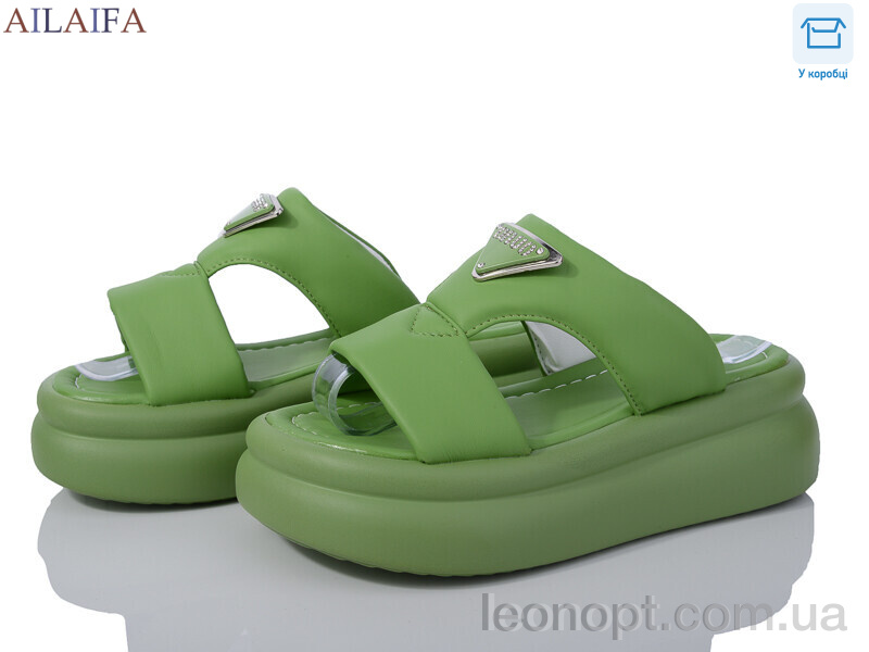 Шлепки Ailaifa 8010 green