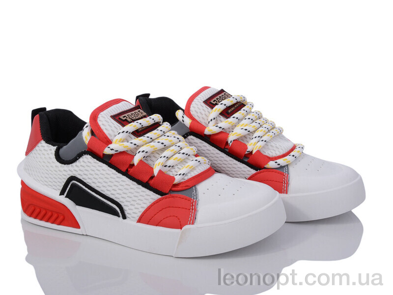 Кросівки Violeta 143-42 white-red