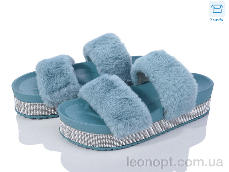 Шлепки LOOK STOCK Night time 03 l.blue