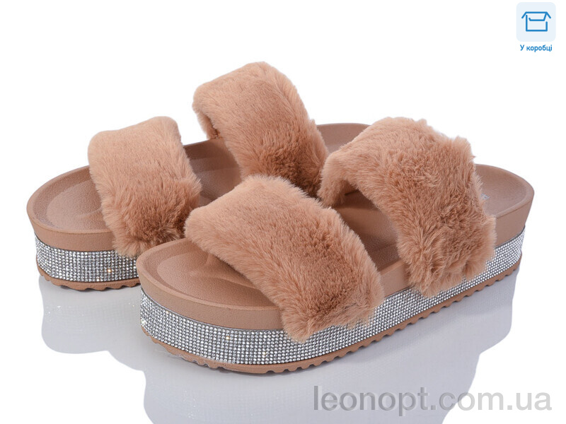 Шлепки LOOK STOCK Night time 03 beige