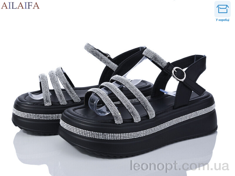 Босоніжки Ailaifa 7035 all black
