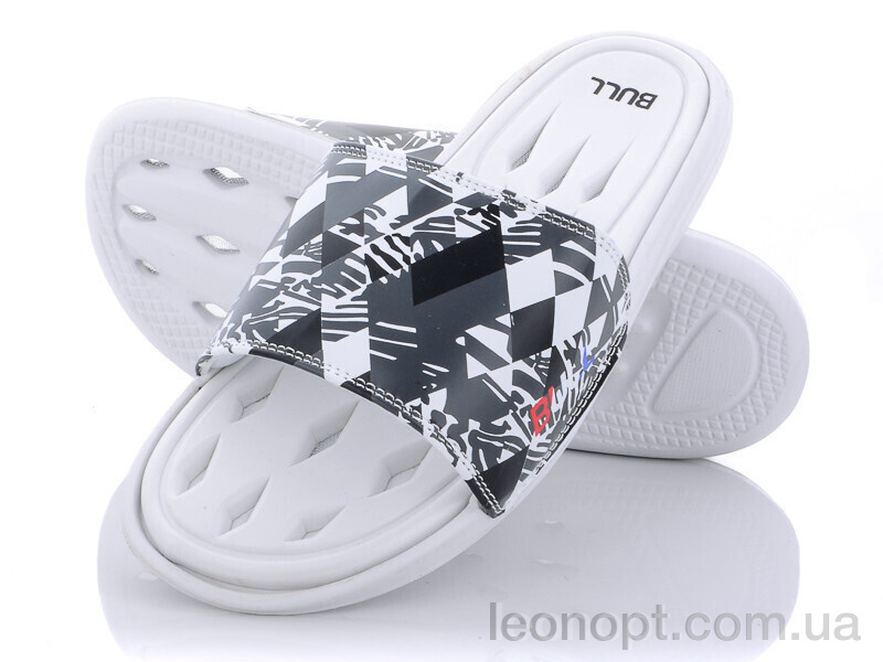Шльопанці Obuvok R021 (w43) white-black