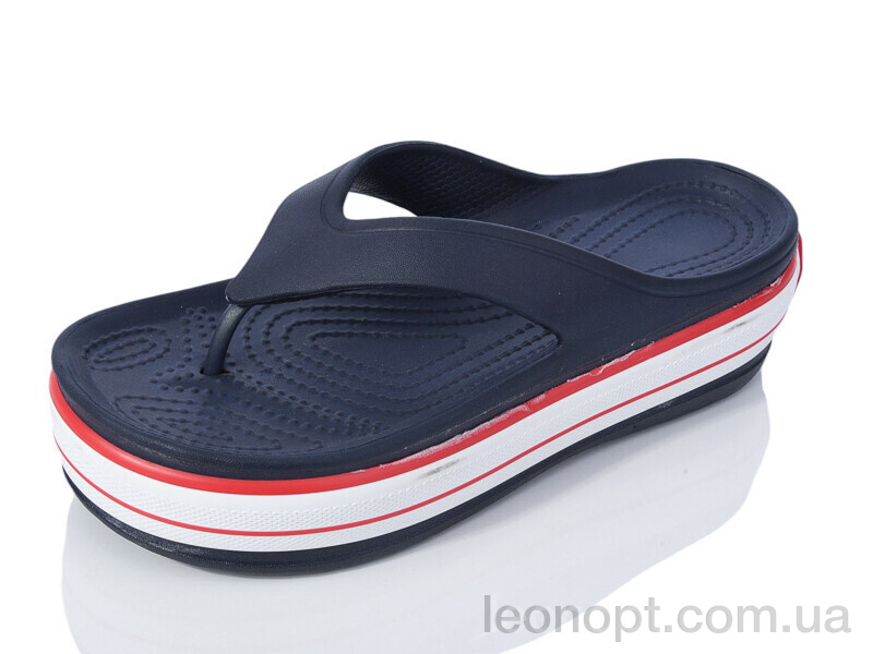 Шлепки Inblue N508 navy-red