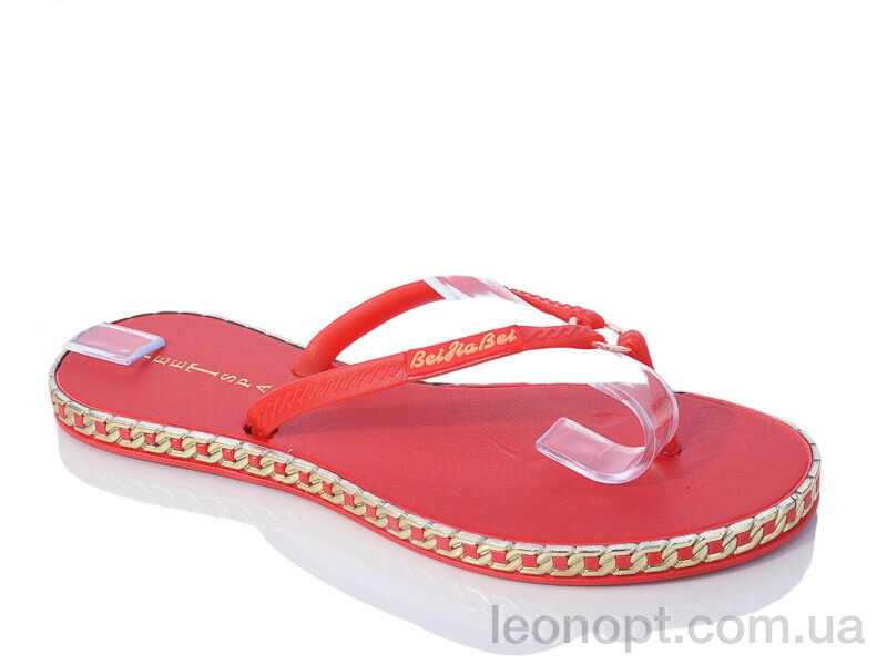 Шлепки Inblue N211 red