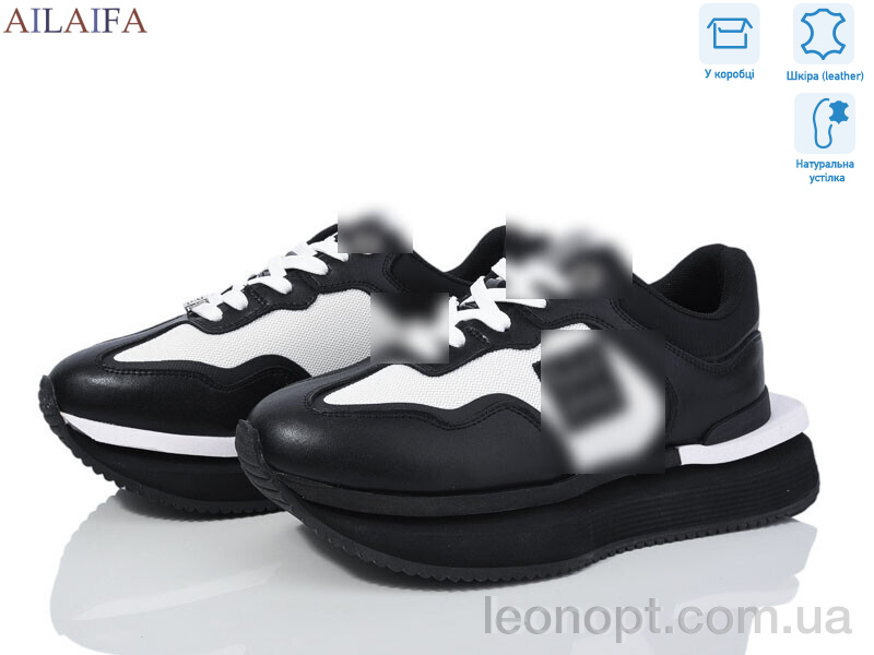 Кроссовки Ailaifa 8811 white-black