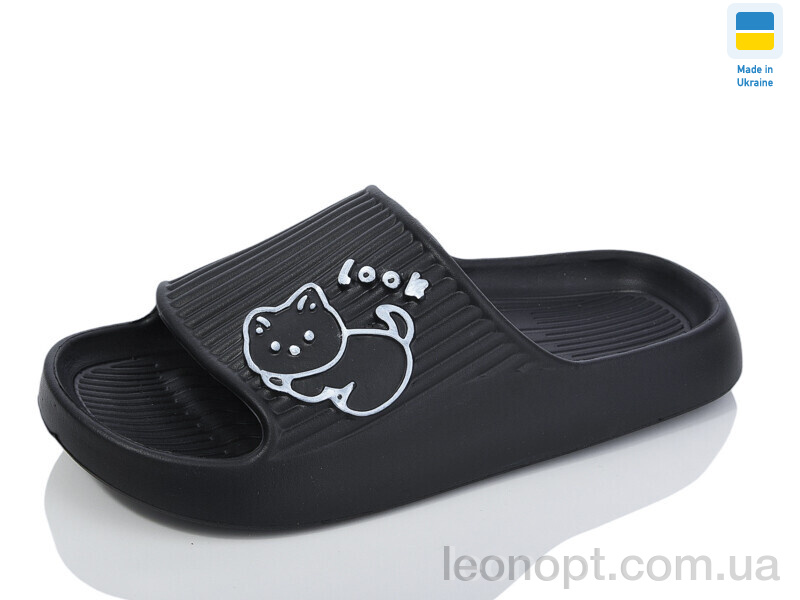 Шльопанці Lot Shoes N104 чорний