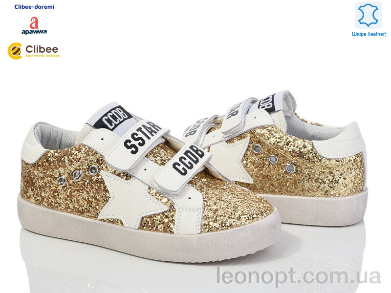 Кроссовки Clibee-Doremi A22006 gold