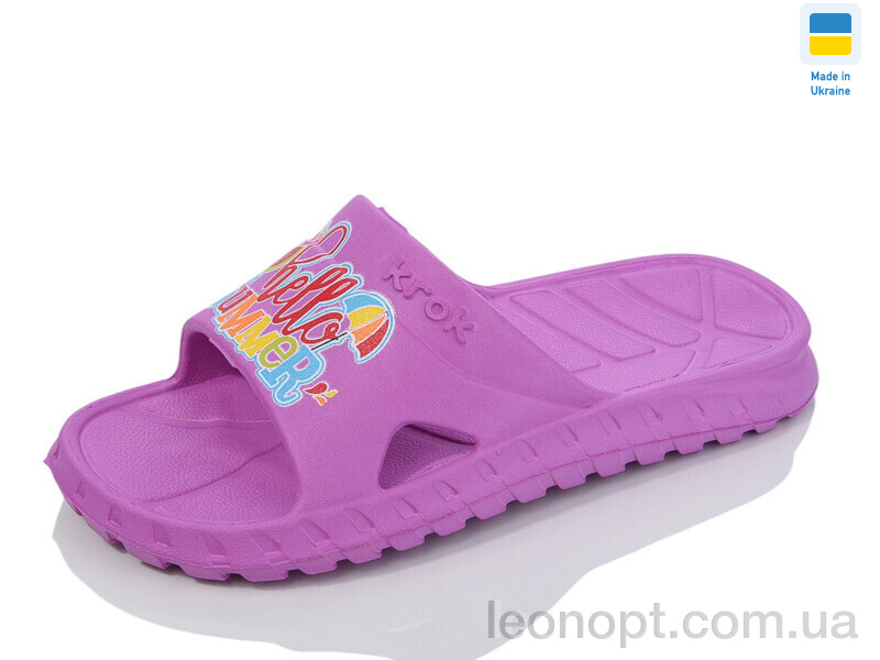 Шльопанці Lot Shoes N74 ягідний