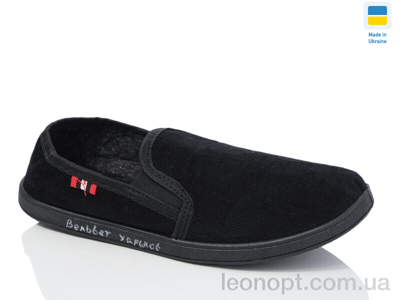 Слипоны Lot Shoes Вельвет Харків чорний