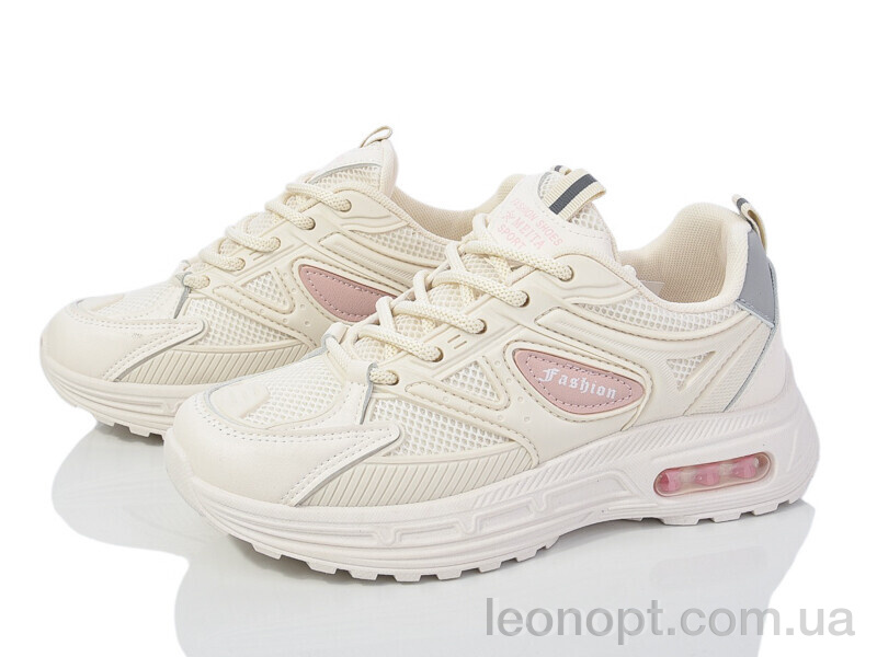 Кросівки Violeta 176-35 beige-pink