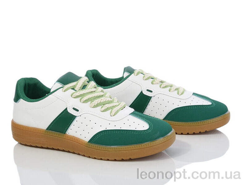 Кроссовки Violeta 143-45 whie-green