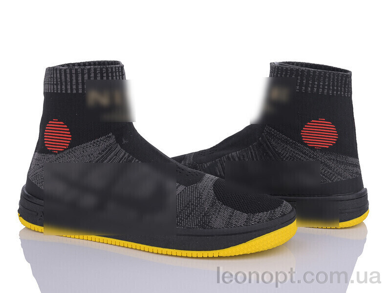 Кросівки Obuvok 1896 black-yellow