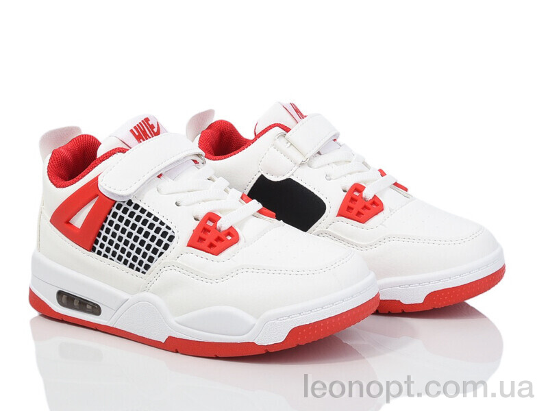 Кросівки Ok Shoes 1101 white-red