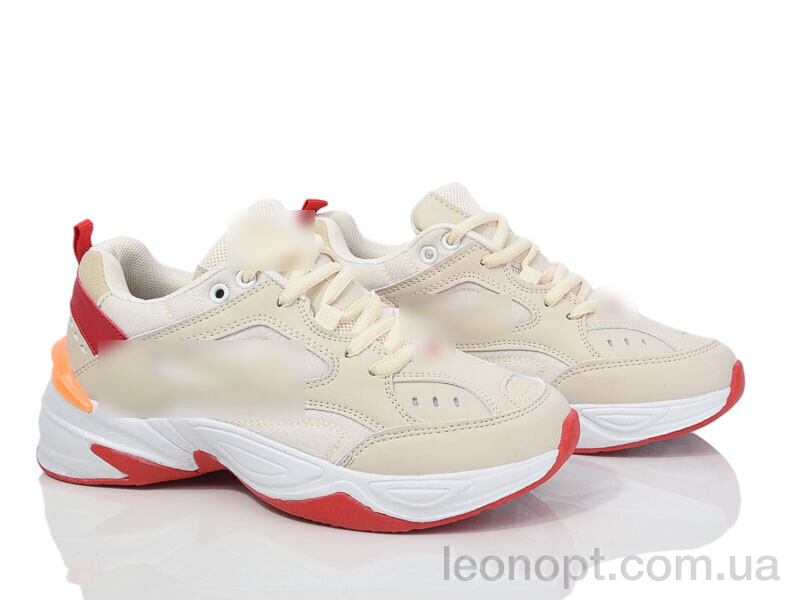 Кроссовки Violeta HD62-B1897-11 beige-red