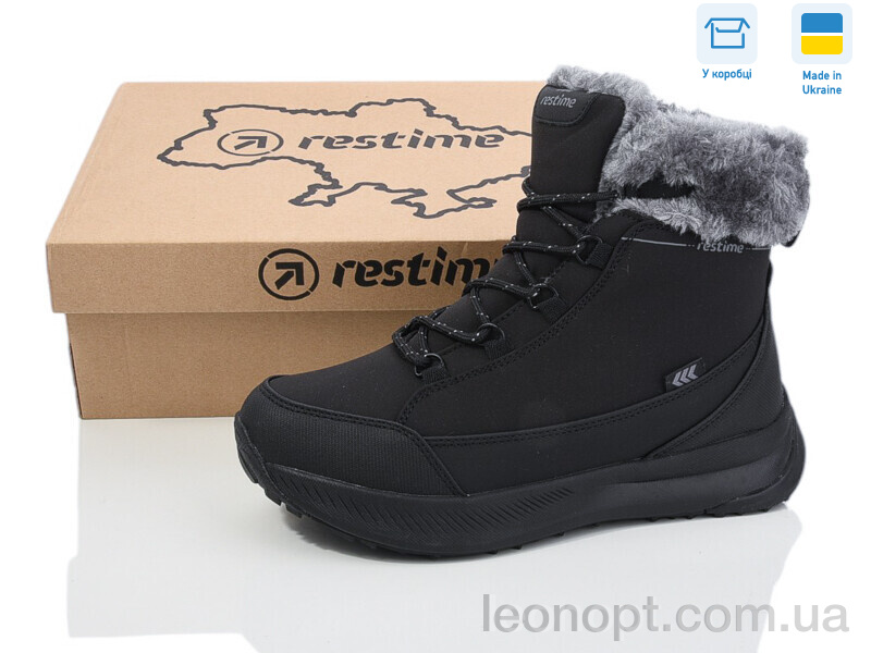 Черевики Restime AWZ24299 black