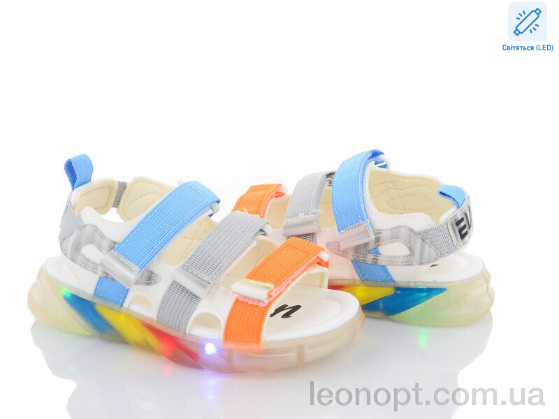 Сандалі Violeta DL48(CB17122) orange-grey LED