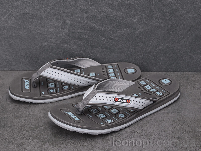 Шлепки Dan Marest KME764 grey