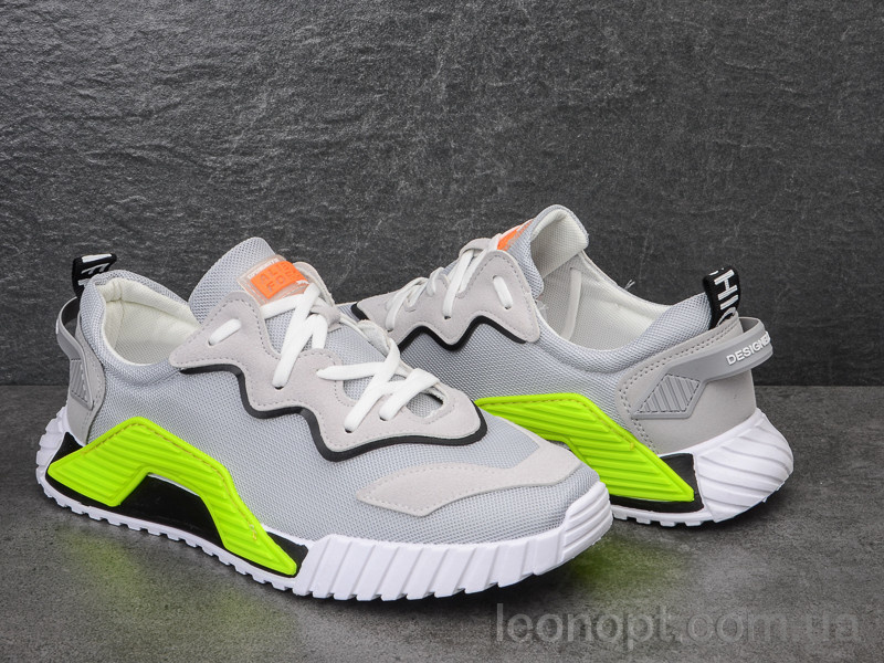 Кроссовки Violeta S24(L-1) grey-green