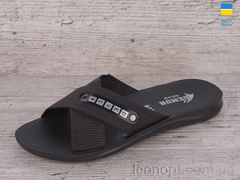 Шлепки DeMur TRK STL new black