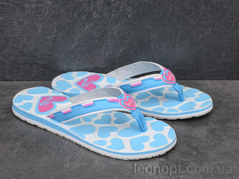 Шлепки Dan Marest W8523 l.blue