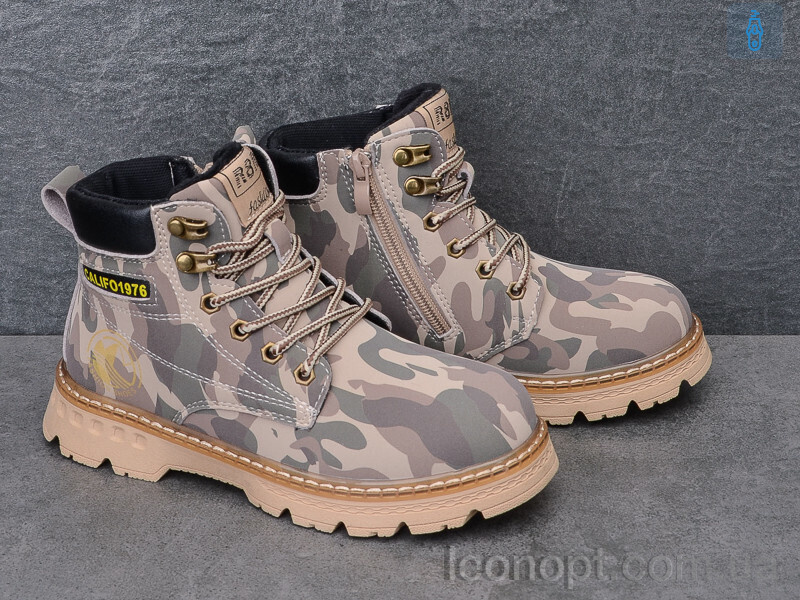 Черевики Violeta Y160(B8090-1) army green-beige
