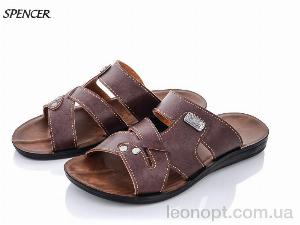 Шльопанці Spencer 10502 коричневый