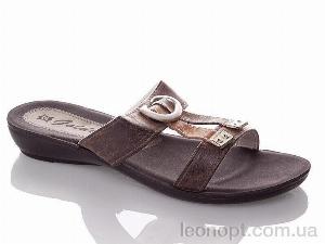 Шльопанці DeMur W1512-brown