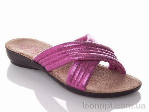 Шльопанці DeMur W7153-fuchsia
