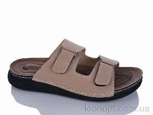 Шльопанці Oscar 01-23 беж к.