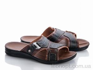 Шльопанці Makers Shoes Model X-3 коричн