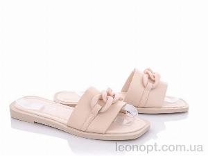 Шльопанці Violeta 197-121 beige