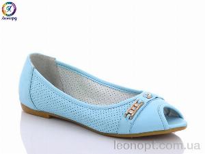 Балетки Леопард 1218-43 blue
