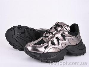 Кросівки Violeta 166-14 black-silver