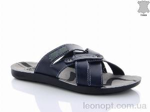 Шльопанці Oscar 5308E кожа blue