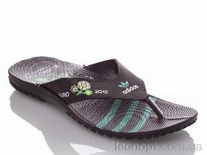 Шльопанці DeMur MA black-green V
