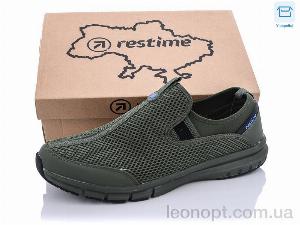 Кросівки Restime PGL23820 khaki-black