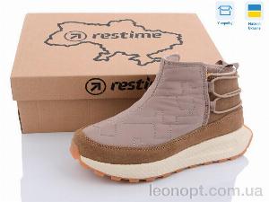 Черевики Restime TWZ23235 beige