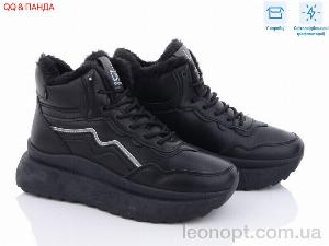 Черевики QQ shoes JP30 black світловідбивач