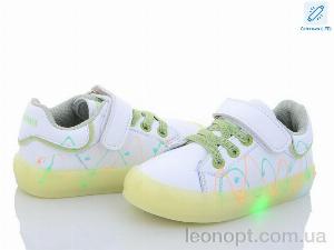 Кросівки Clibee NC57-1 green LED