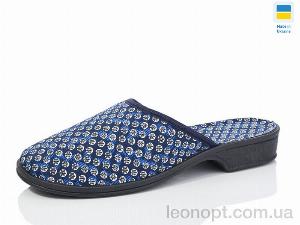 Капці Lot Shoes Кружки каблук б/з синій