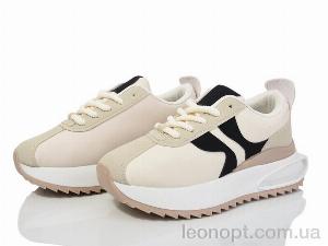 Кросівки Violeta 136-36-2 beige-black